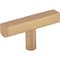 Jeffrey Alexander 2-1/4" Satin Bronze Dominique Cabinet "T" Knob 845TL-SBZ - alternate 1